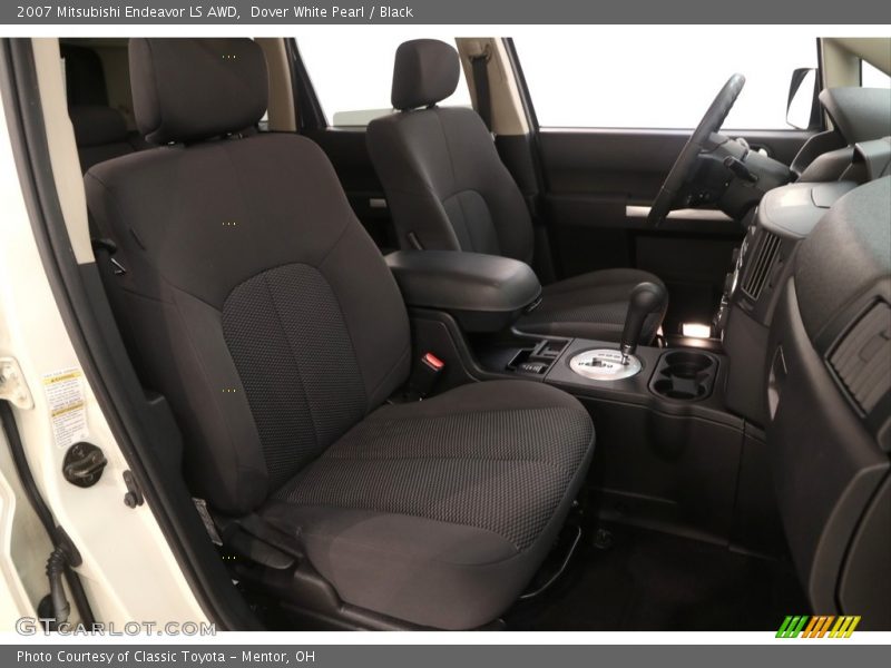 Dover White Pearl / Black 2007 Mitsubishi Endeavor LS AWD