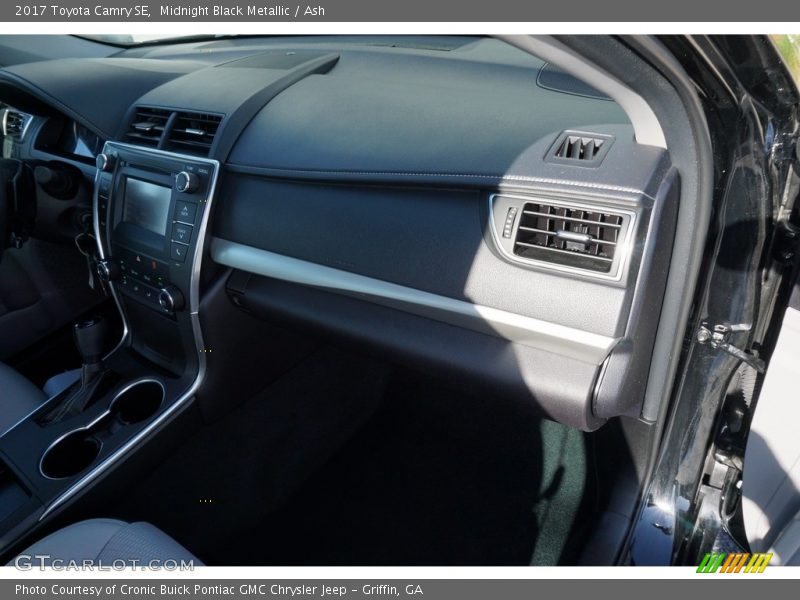 Midnight Black Metallic / Ash 2017 Toyota Camry SE