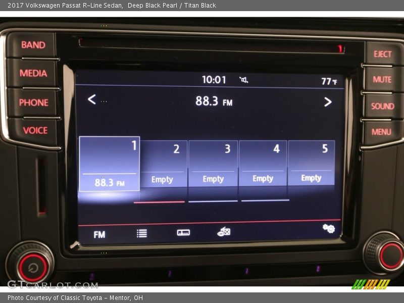 Controls of 2017 Passat R-Line Sedan