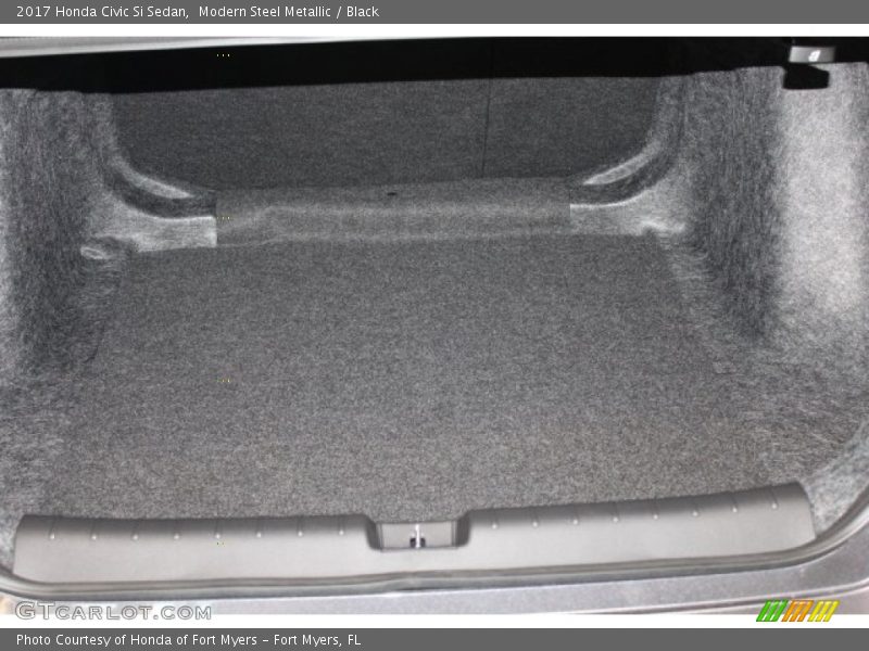 Modern Steel Metallic / Black 2017 Honda Civic Si Sedan