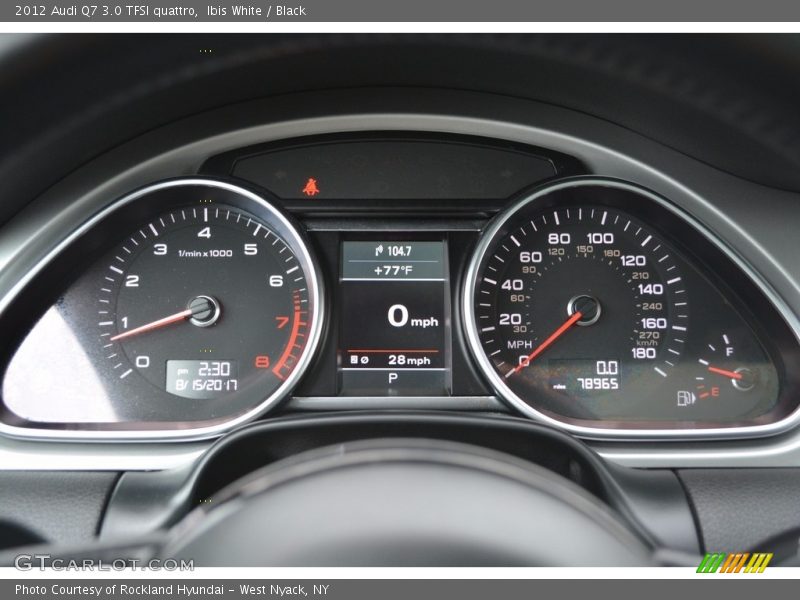 Ibis White / Black 2012 Audi Q7 3.0 TFSI quattro