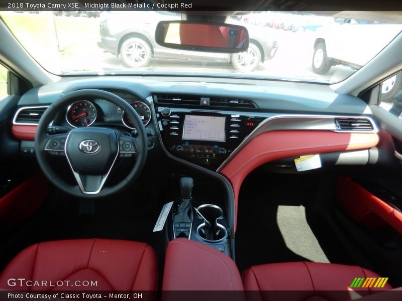 Dashboard of 2018 Camry XSE