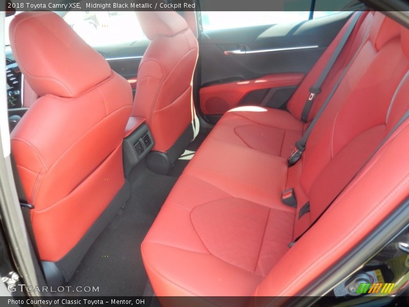 Rear Seat of 2018 Camry XSE