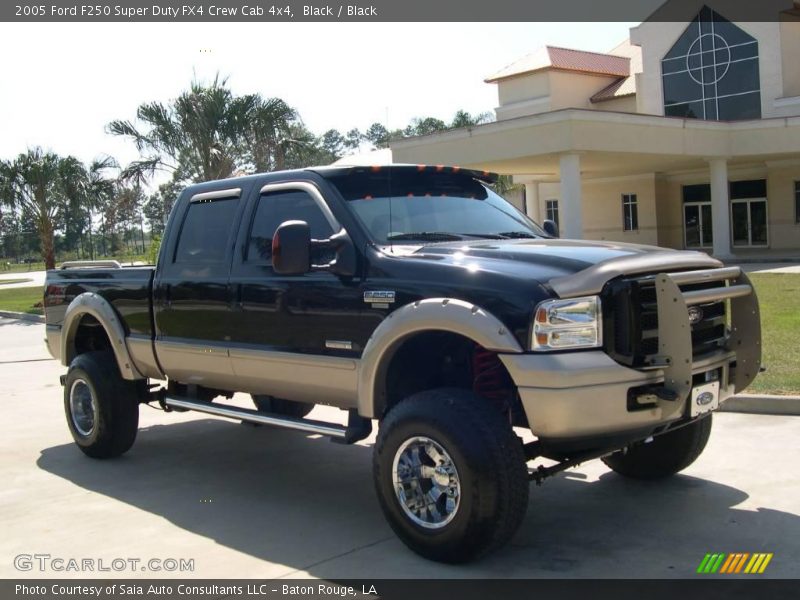 Black / Black 2005 Ford F250 Super Duty FX4 Crew Cab 4x4