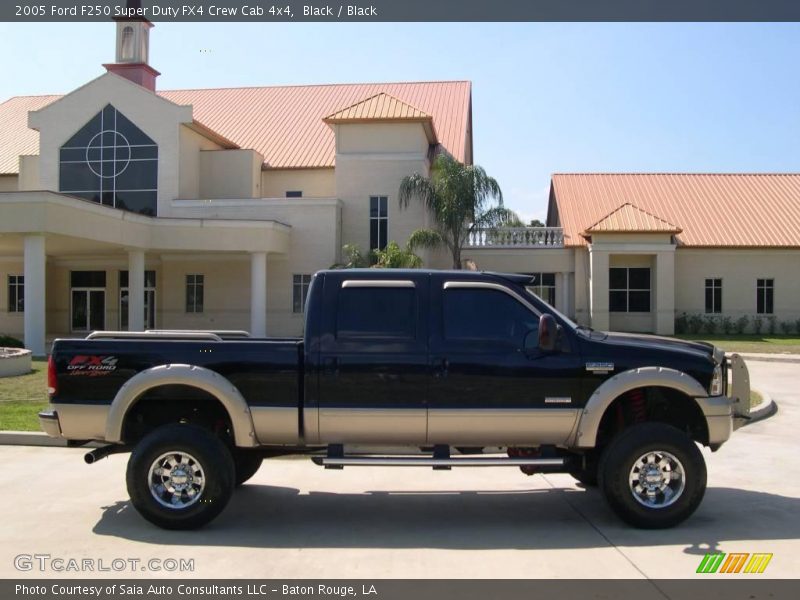 Black / Black 2005 Ford F250 Super Duty FX4 Crew Cab 4x4