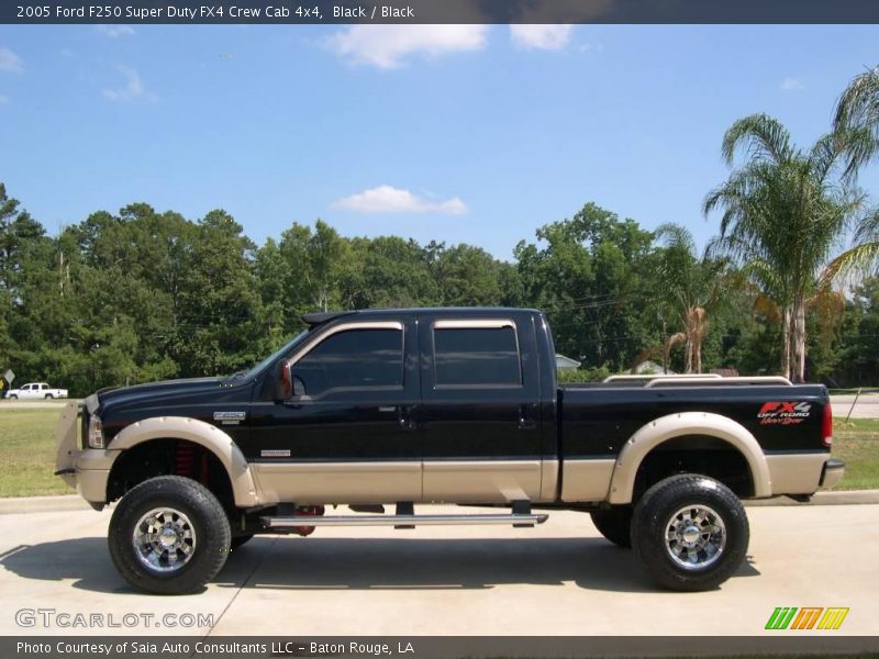 Black / Black 2005 Ford F250 Super Duty FX4 Crew Cab 4x4