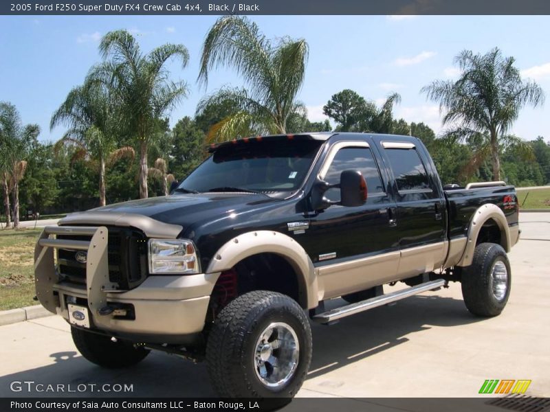 Black / Black 2005 Ford F250 Super Duty FX4 Crew Cab 4x4