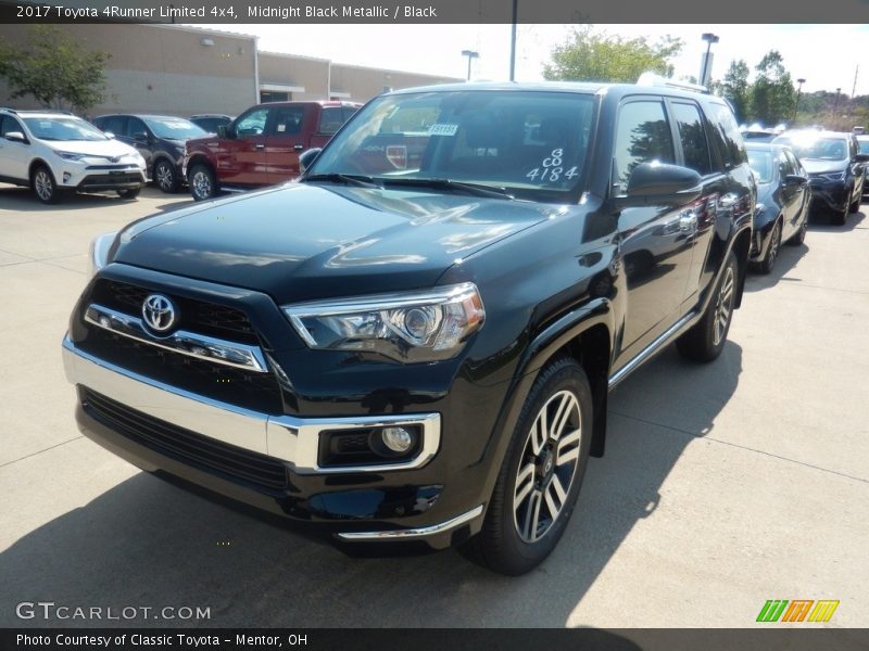 Midnight Black Metallic / Black 2017 Toyota 4Runner Limited 4x4