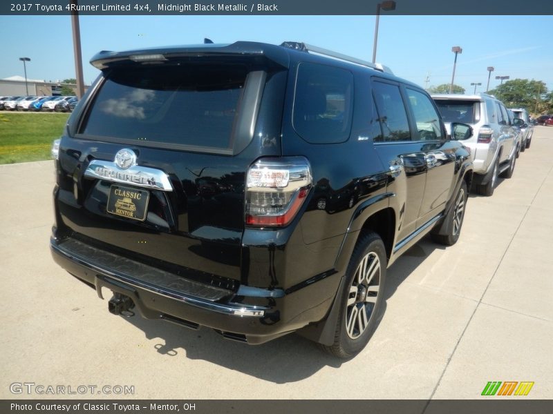 Midnight Black Metallic / Black 2017 Toyota 4Runner Limited 4x4