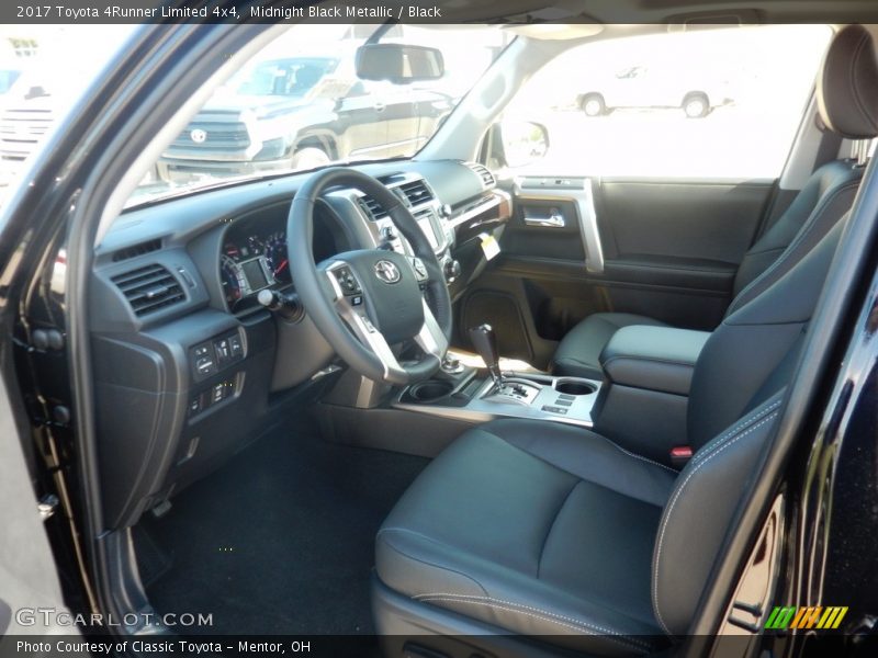 Midnight Black Metallic / Black 2017 Toyota 4Runner Limited 4x4
