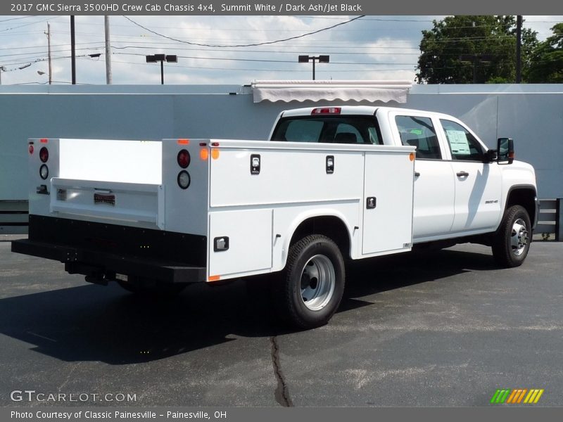 Summit White / Dark Ash/Jet Black 2017 GMC Sierra 3500HD Crew Cab Chassis 4x4