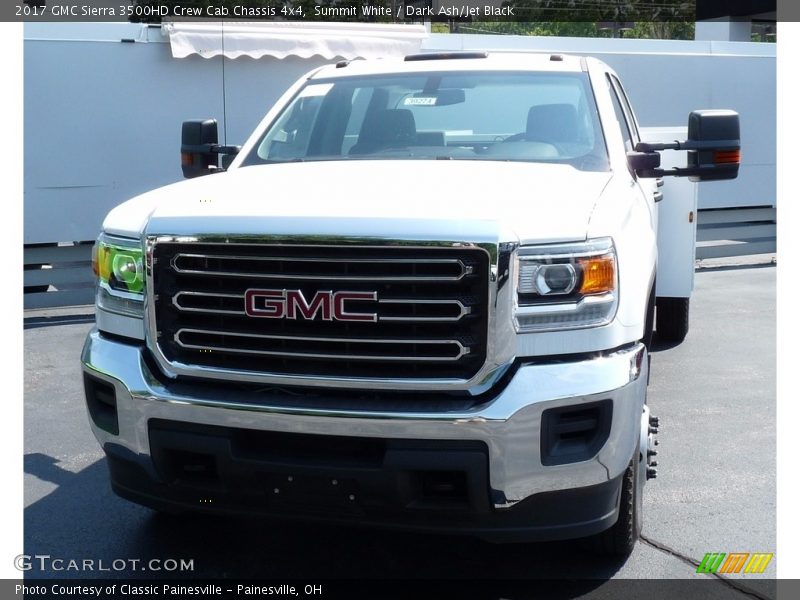 Summit White / Dark Ash/Jet Black 2017 GMC Sierra 3500HD Crew Cab Chassis 4x4