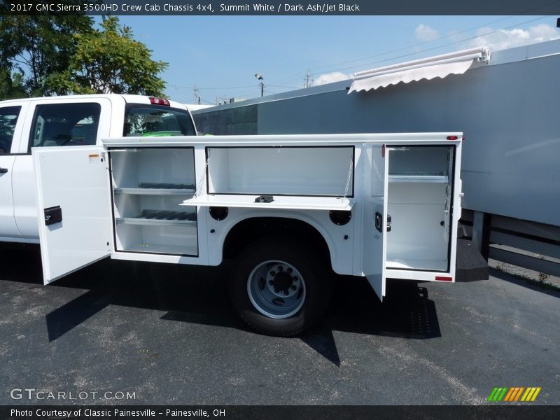 Summit White / Dark Ash/Jet Black 2017 GMC Sierra 3500HD Crew Cab Chassis 4x4