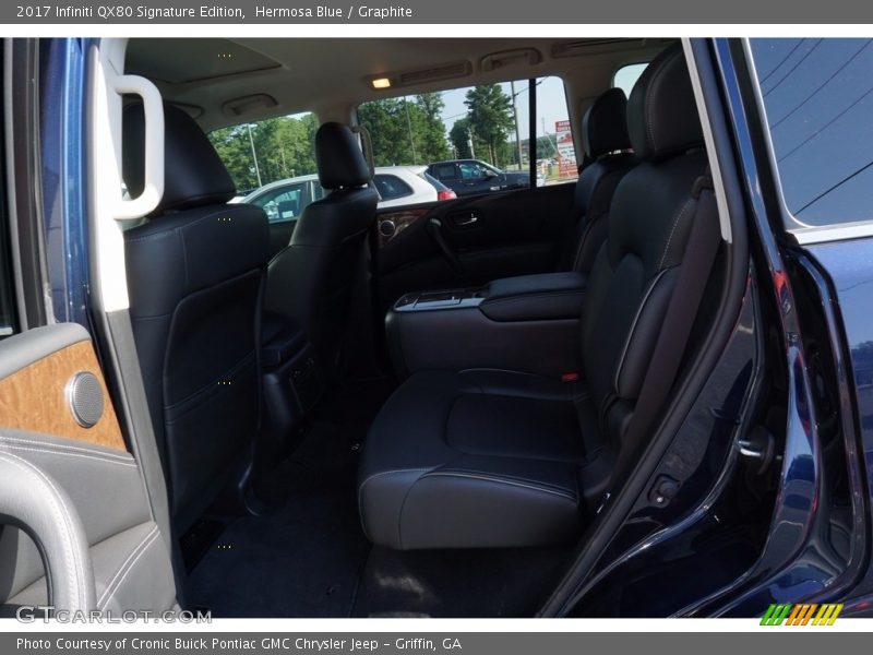 Hermosa Blue / Graphite 2017 Infiniti QX80 Signature Edition