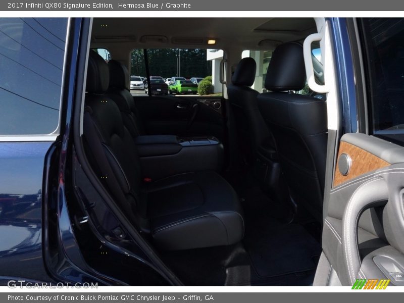 Hermosa Blue / Graphite 2017 Infiniti QX80 Signature Edition