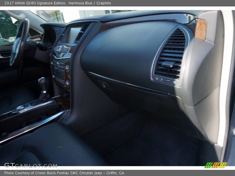 Hermosa Blue / Graphite 2017 Infiniti QX80 Signature Edition