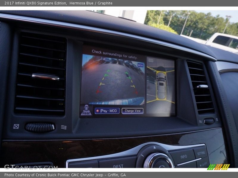Hermosa Blue / Graphite 2017 Infiniti QX80 Signature Edition