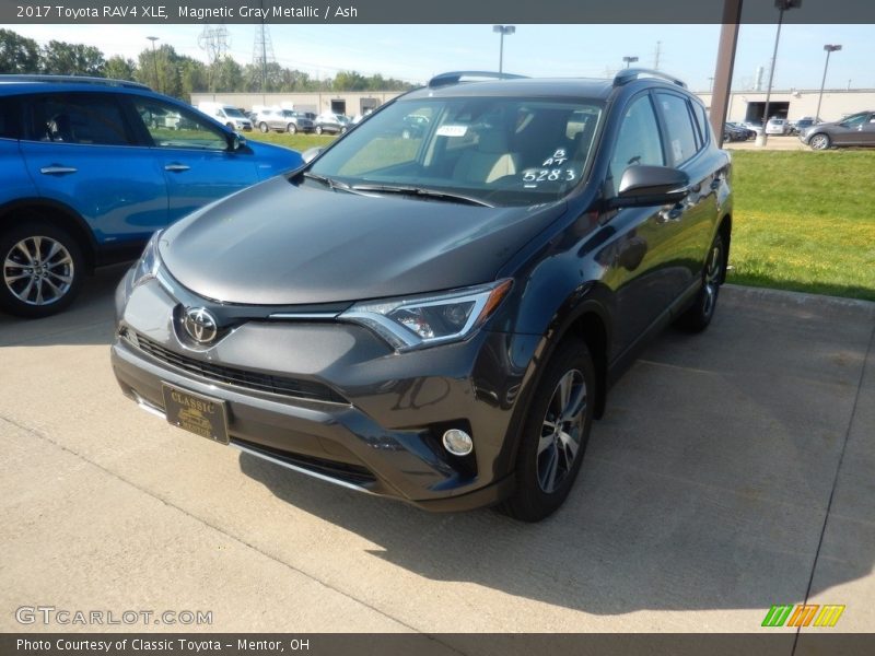 Magnetic Gray Metallic / Ash 2017 Toyota RAV4 XLE