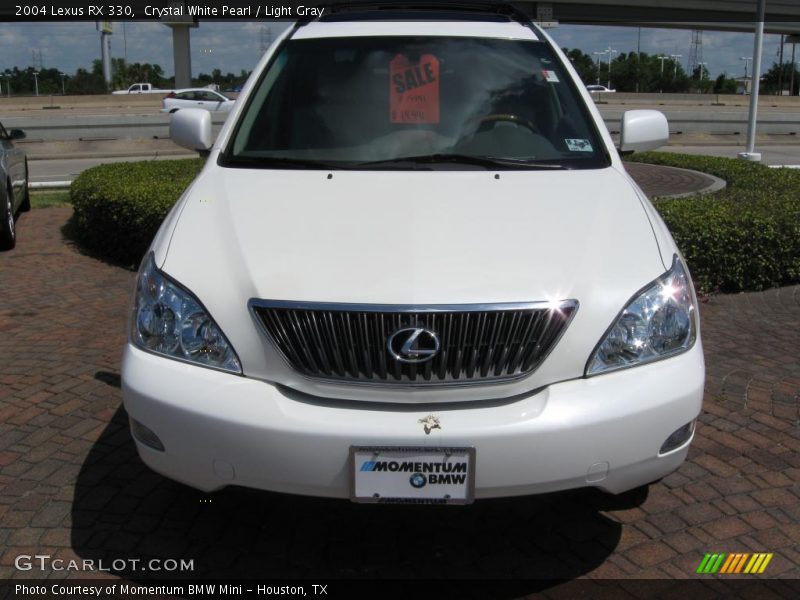 Crystal White Pearl / Light Gray 2004 Lexus RX 330