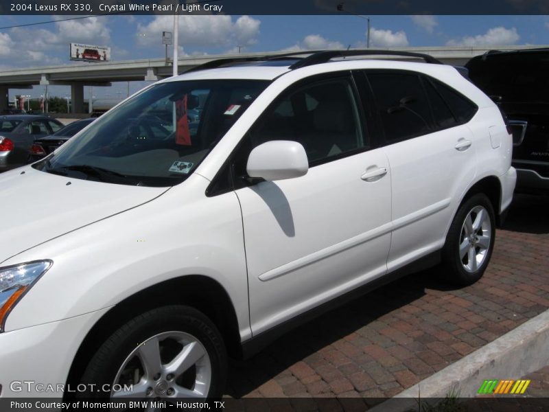 Crystal White Pearl / Light Gray 2004 Lexus RX 330