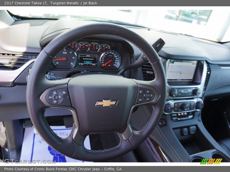 Tungsten Metallic / Jet Black 2017 Chevrolet Tahoe LT