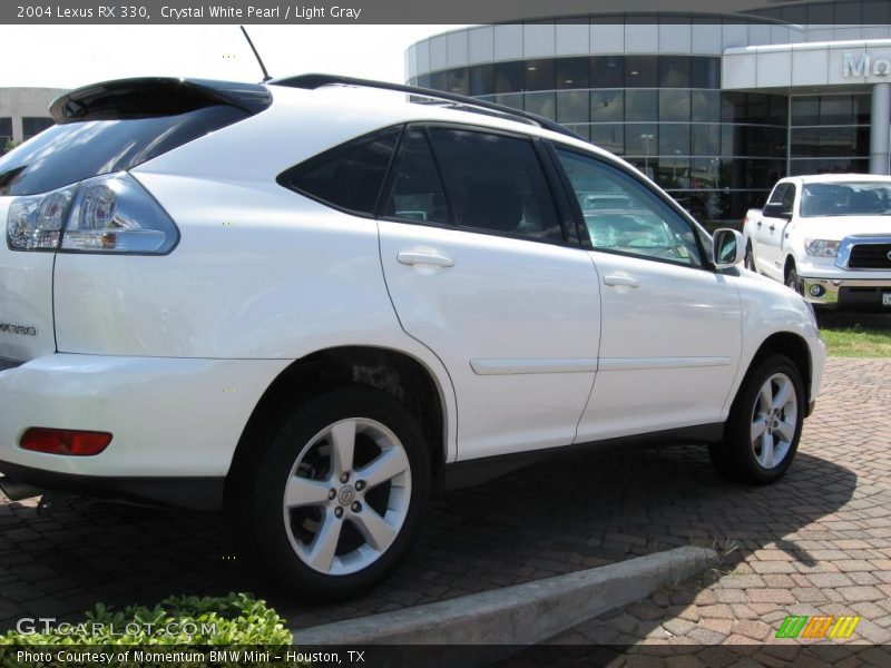 Crystal White Pearl / Light Gray 2004 Lexus RX 330