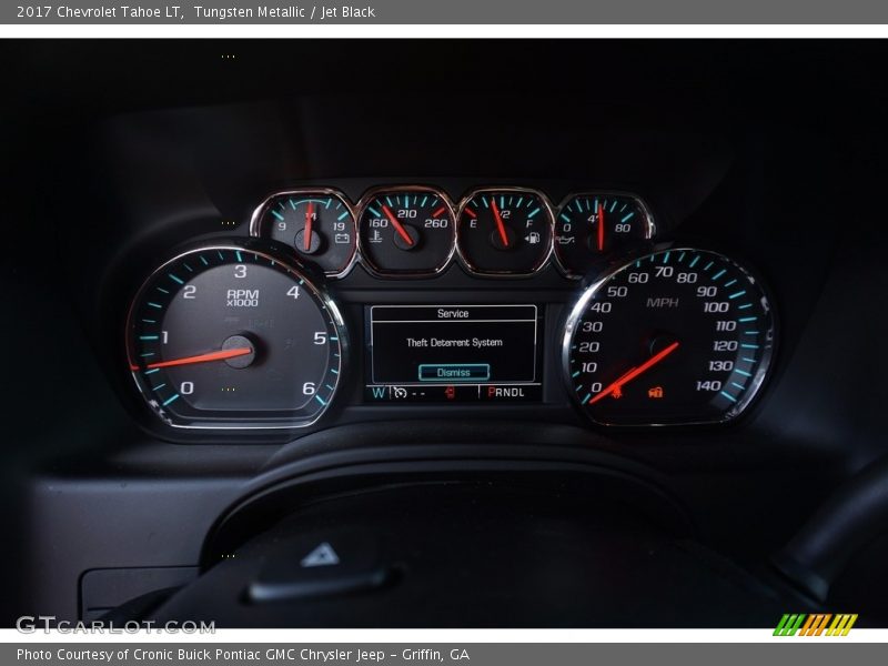 Tungsten Metallic / Jet Black 2017 Chevrolet Tahoe LT