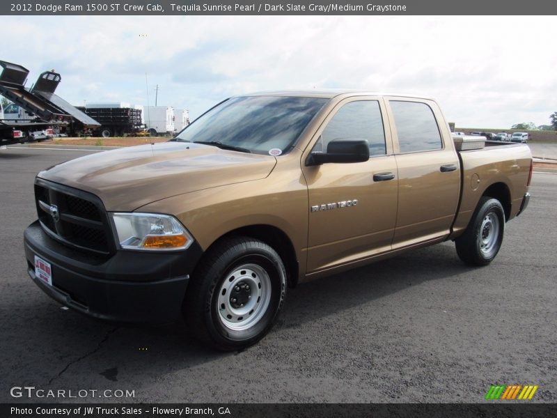 Tequila Sunrise Pearl / Dark Slate Gray/Medium Graystone 2012 Dodge Ram 1500 ST Crew Cab