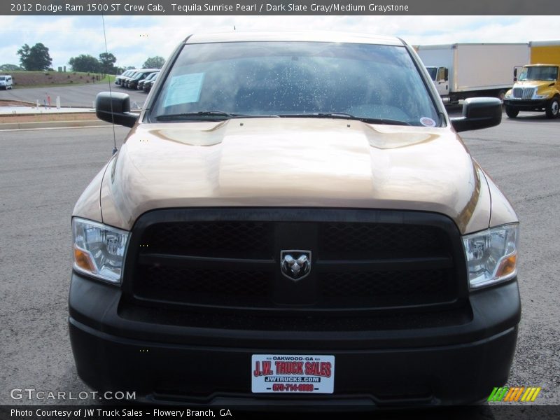 Tequila Sunrise Pearl / Dark Slate Gray/Medium Graystone 2012 Dodge Ram 1500 ST Crew Cab