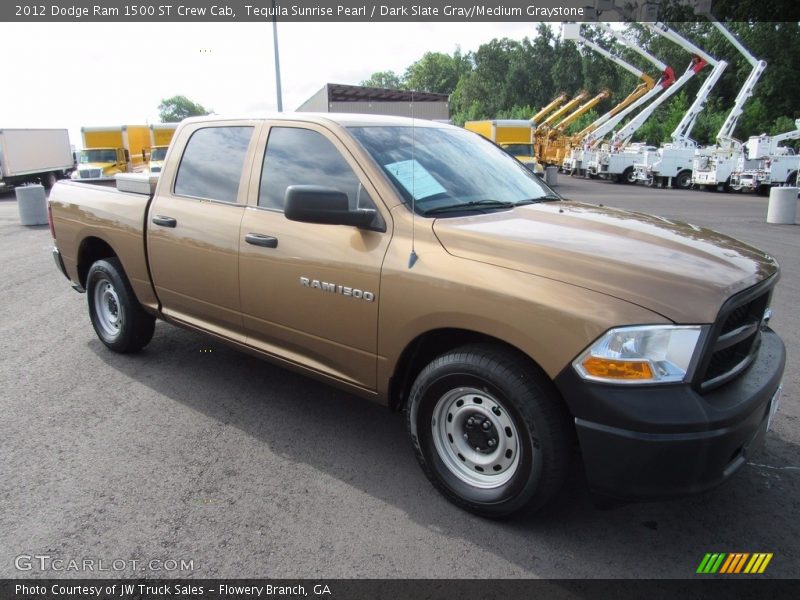 Tequila Sunrise Pearl / Dark Slate Gray/Medium Graystone 2012 Dodge Ram 1500 ST Crew Cab