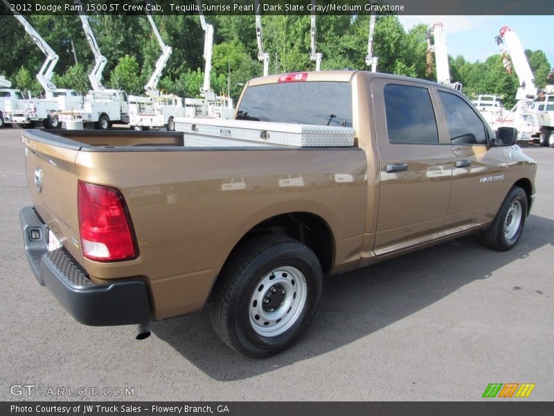 Tequila Sunrise Pearl / Dark Slate Gray/Medium Graystone 2012 Dodge Ram 1500 ST Crew Cab