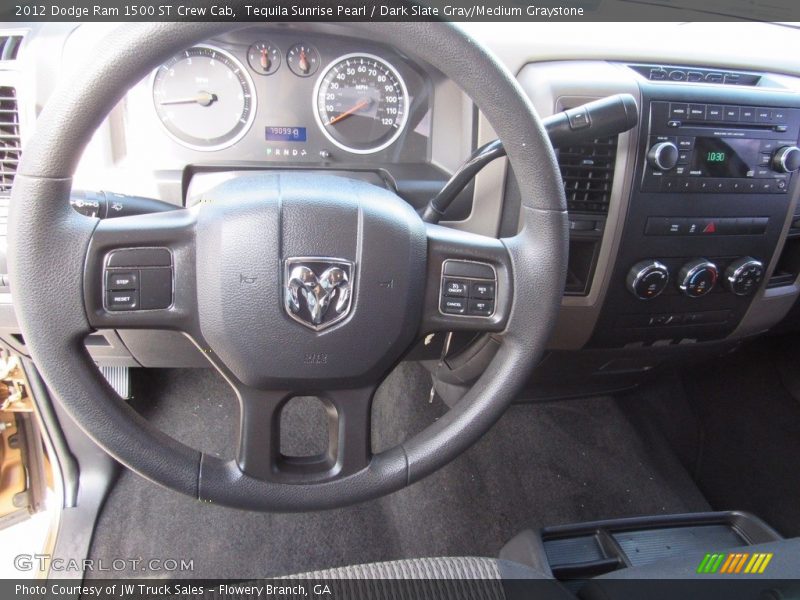 Tequila Sunrise Pearl / Dark Slate Gray/Medium Graystone 2012 Dodge Ram 1500 ST Crew Cab