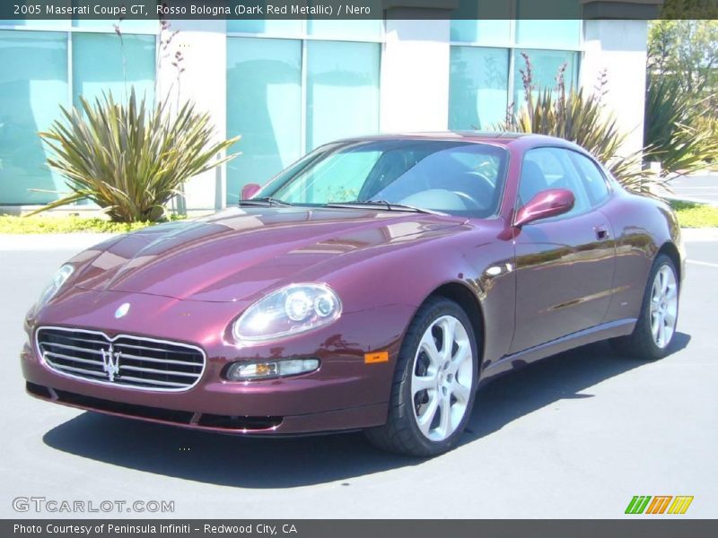 Rosso Bologna (Dark Red Metallic) / Nero 2005 Maserati Coupe GT