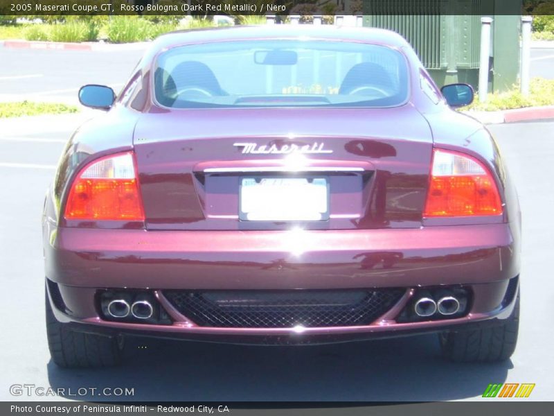 Rosso Bologna (Dark Red Metallic) / Nero 2005 Maserati Coupe GT