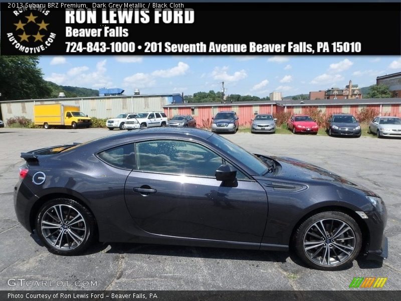 Dark Grey Metallic / Black Cloth 2013 Subaru BRZ Premium