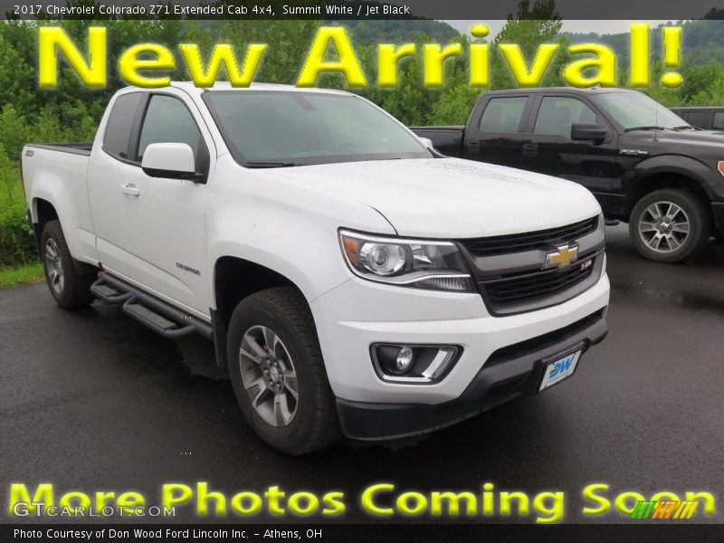 Summit White / Jet Black 2017 Chevrolet Colorado Z71 Extended Cab 4x4