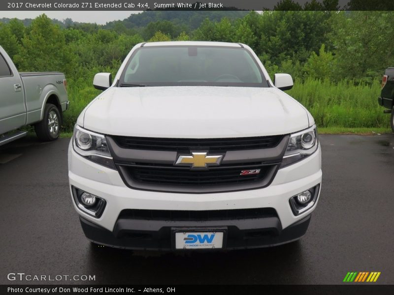 Summit White / Jet Black 2017 Chevrolet Colorado Z71 Extended Cab 4x4