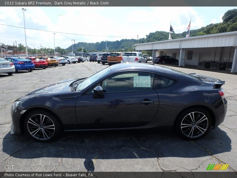 Dark Grey Metallic / Black Cloth 2013 Subaru BRZ Premium