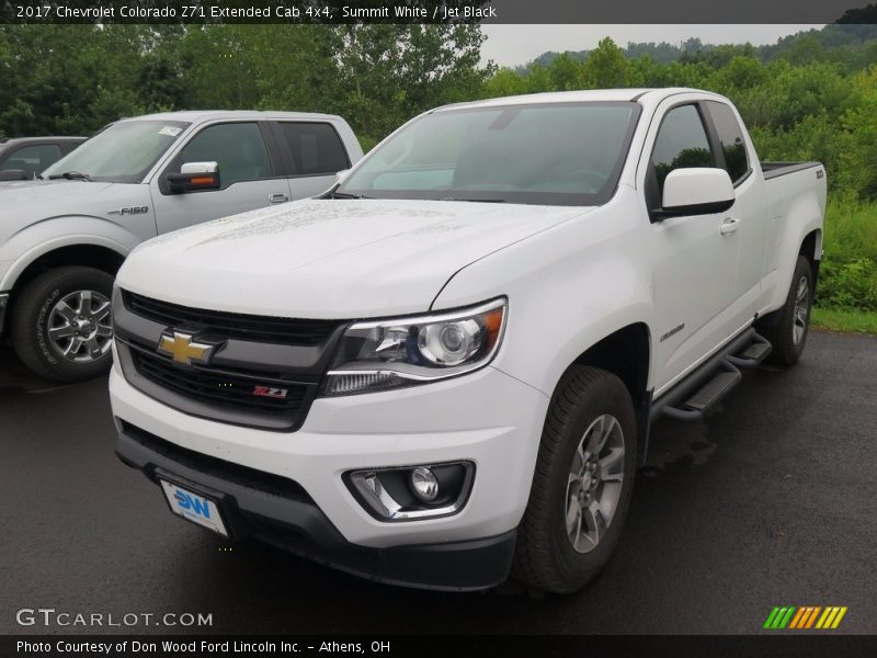 Summit White / Jet Black 2017 Chevrolet Colorado Z71 Extended Cab 4x4