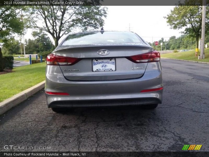 Galactic Gray / Gray 2018 Hyundai Elantra Limited