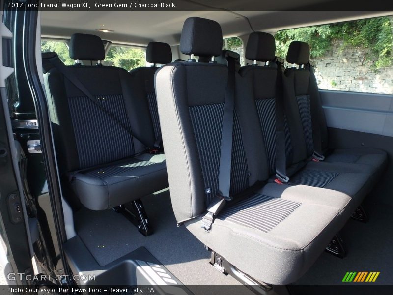 Green Gem / Charcoal Black 2017 Ford Transit Wagon XL