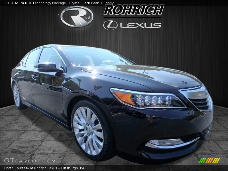 Crystal Black Pearl / Ebony 2014 Acura RLX Technology Package