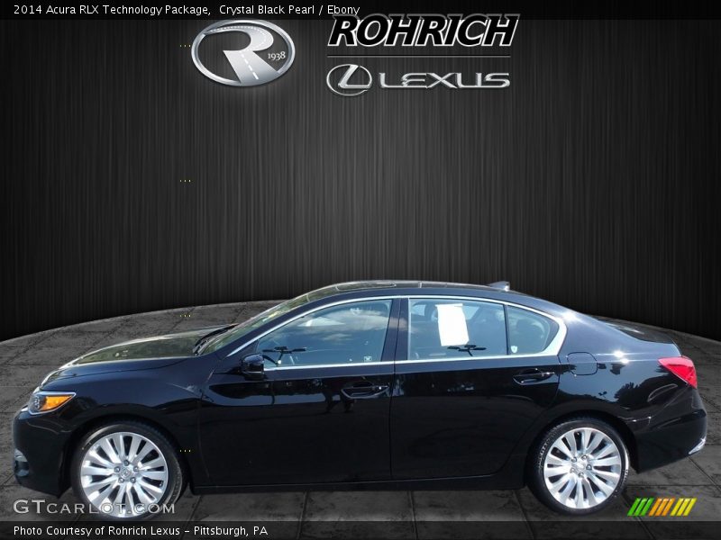Crystal Black Pearl / Ebony 2014 Acura RLX Technology Package