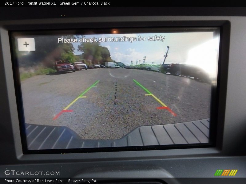 Green Gem / Charcoal Black 2017 Ford Transit Wagon XL