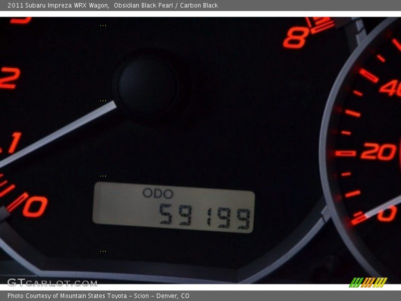 Obsidian Black Pearl / Carbon Black 2011 Subaru Impreza WRX Wagon