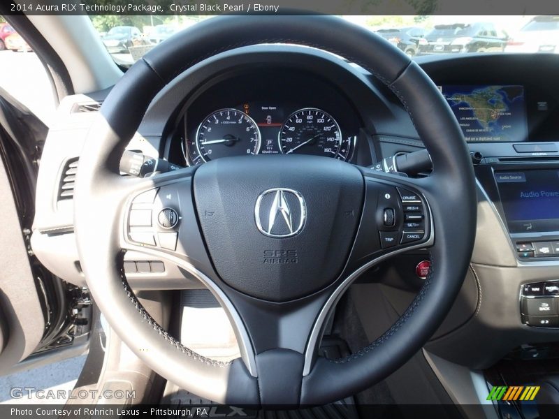 Crystal Black Pearl / Ebony 2014 Acura RLX Technology Package