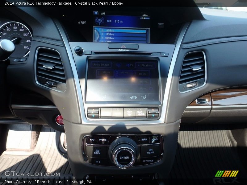 Crystal Black Pearl / Ebony 2014 Acura RLX Technology Package