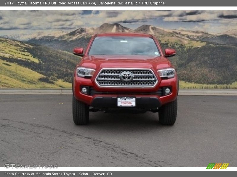 Barcelona Red Metallic / TRD Graphite 2017 Toyota Tacoma TRD Off Road Access Cab 4x4