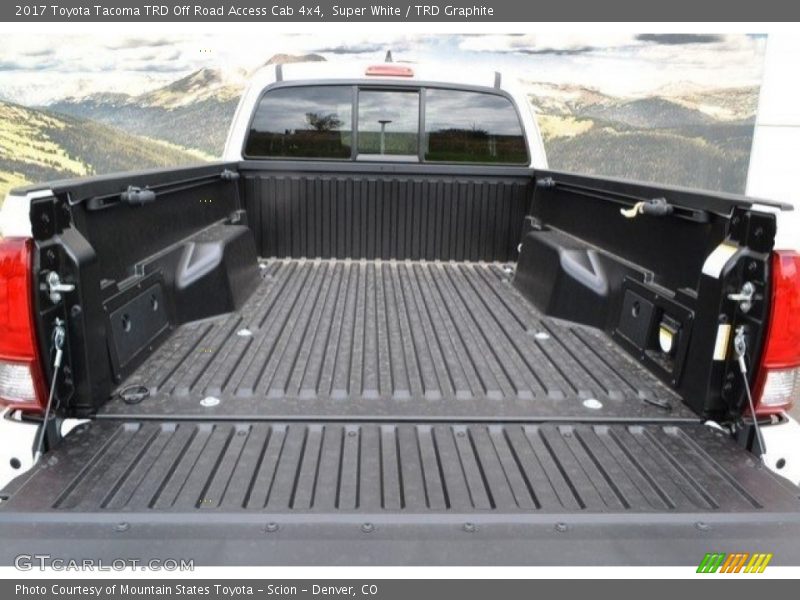 Super White / TRD Graphite 2017 Toyota Tacoma TRD Off Road Access Cab 4x4