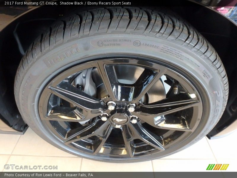 Shadow Black / Ebony Recaro Sport Seats 2017 Ford Mustang GT Coupe